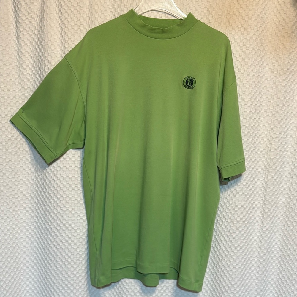 AHEAD AUTHENTICS Lime Green Mock Neck